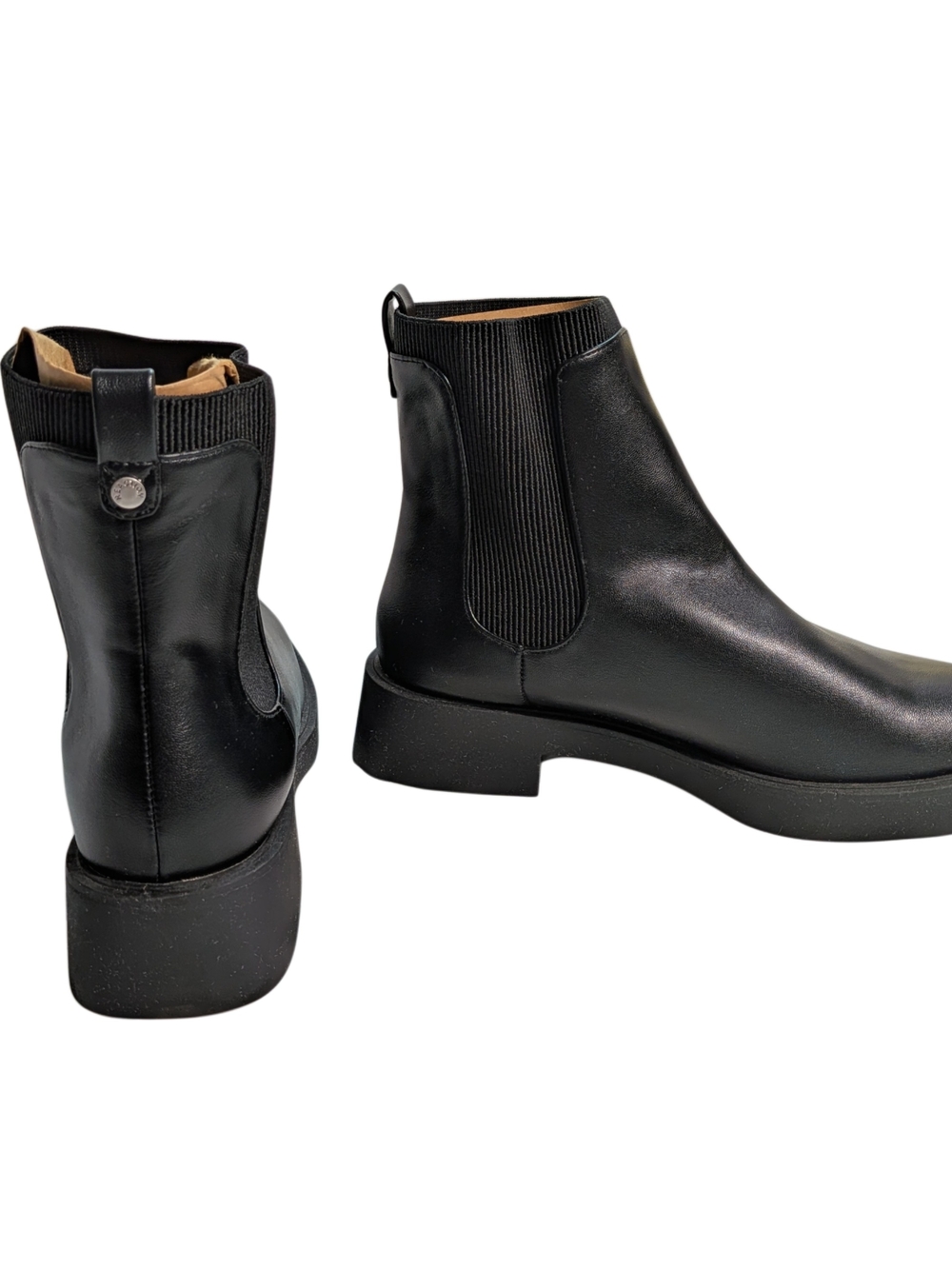 Kenneth Cole Reaction Skyee Chelsea Womens Size 11 Black Pull On Ankle Boots NIB - Picture 7 of 9